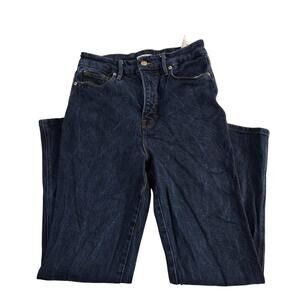 Good American good curve straigth‎ denim 6/28 blue womens 6943